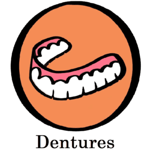 Professionally made Dentures